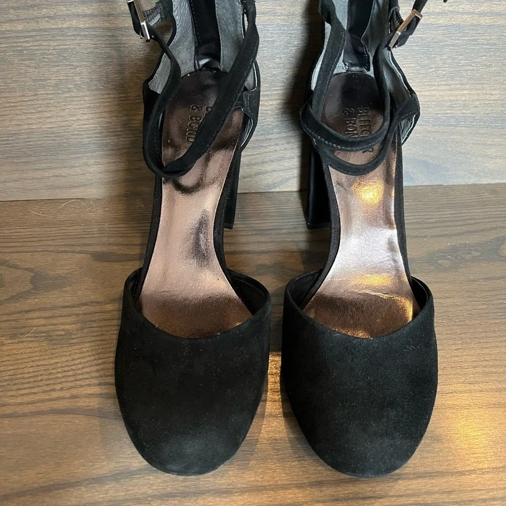 Bleecker & Bond LORA Suede Heels Size 7.5